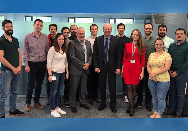 Danish Ambassador visiting Genos in Bucharest